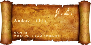 Jankov Lilla névjegykártya